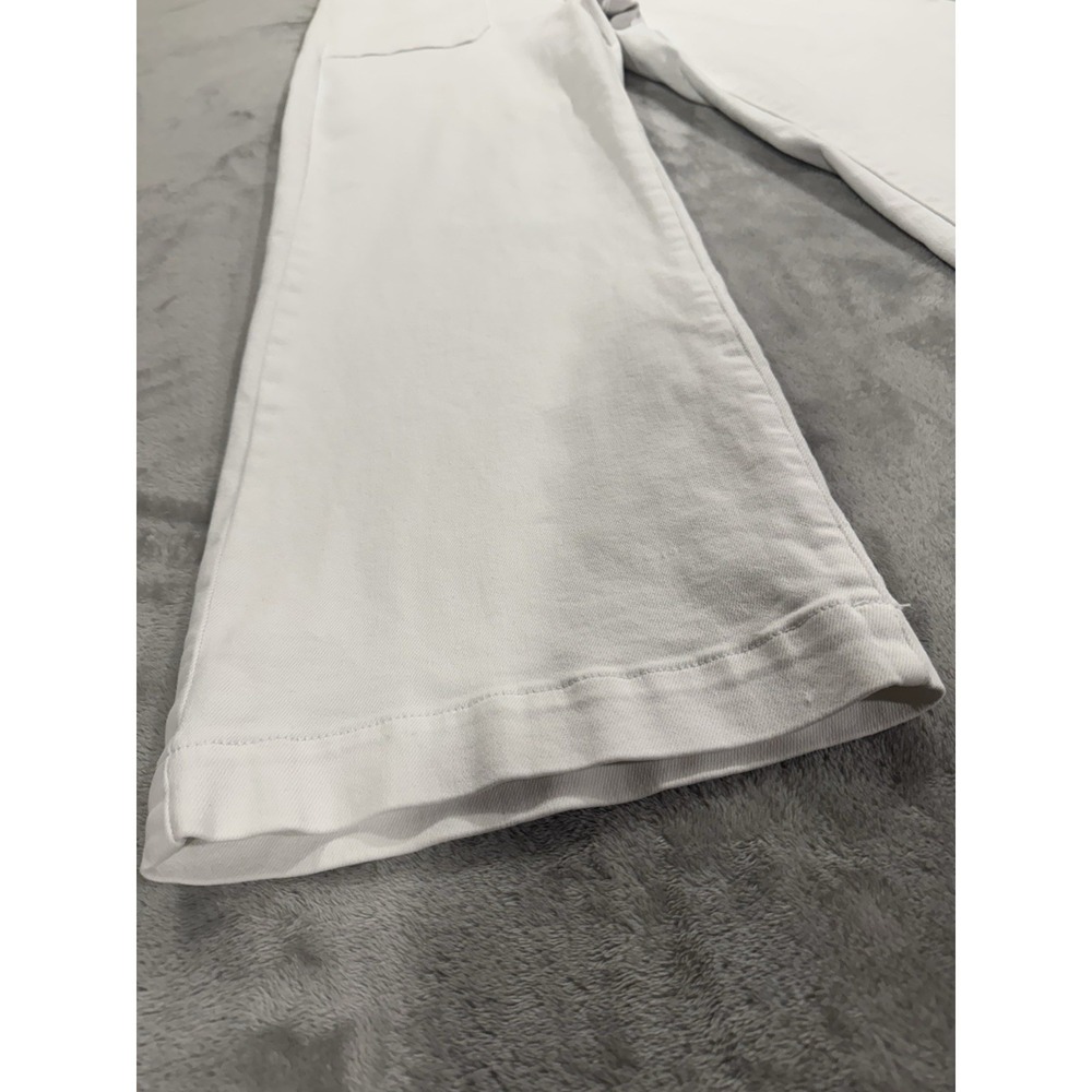 Silver Jeans Womens W31 L27 White Relaxed High Rise Wide Leg Patch Pockets Rayon - Picture 7 of 16